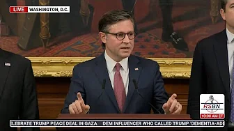 WATCH: Speaker Mike Johnson Holds Government Shutdown Presser - 10/10/25
