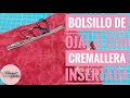 ✂️ 👛 Como hacer un bolsillo de ojal o  con cremallera insertada 👛✂️ #costuracreativa #diy