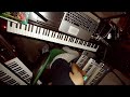 Funky prog corner jam - Hammond VB3 solo M-Audio Venom lead solo Viscount vintage organ and Pianet N