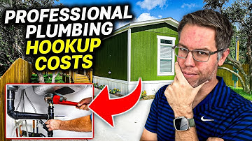 How much does it cost to hook up plumbing to mobile home l Manufactured home plumbing cost breakdown