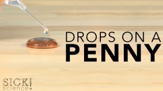 Drops On A Penny Science Experiment