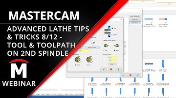 Setup Tools & Toolpaths on Sub-Spindle - Advanced Lathe Tips and Tricks 8/12