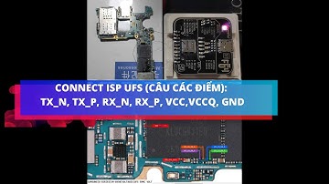 How Connect ISP UFS 2.1 Samsung SM-G950F And Read Dump By F64 Box (UFS ISP Modification Method 1)