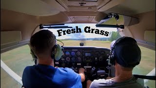 Grass Strip & ILS Approach | Cessna 172 | ATC Audio