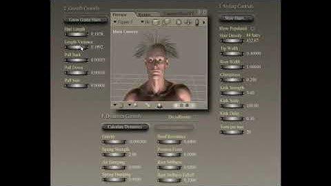 How to Modify Hair With Poser Software