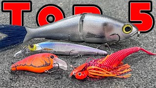 Top 5 Baits For March Bass Fishing!