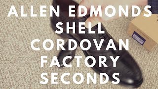 Cool Shoe Pick - Up? Allen Edmonds Strand Shell Cordovan Factory Seconds 👞