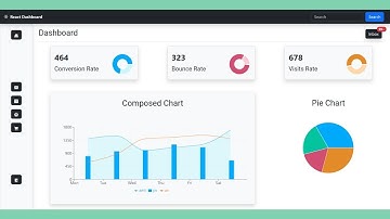 Build a Dashboard Website with React JS, Bootstrap 5 & Recharts | Step-by-Step Tutorial (2025)
