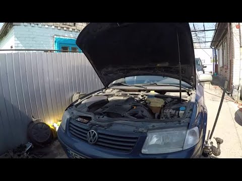 Замена передних верхних рычагов.VW B 5.