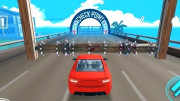 DEADLY RACE #10 Speed Red Car 3d Gameplay Android IOS