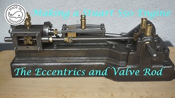 #MT22 Part 10 - Making a Stuart S50 Steam Engine Eccentrics and Valve Rod. By Andrew Whale.