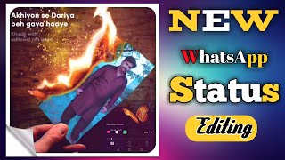 How To Make Fire Picture Editing In kinemaster | How to Photo Brun Status Editing in kinemaster screenshot 1