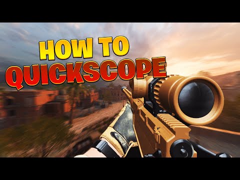 How To QUICKSCOPE In Modern Warfare 2