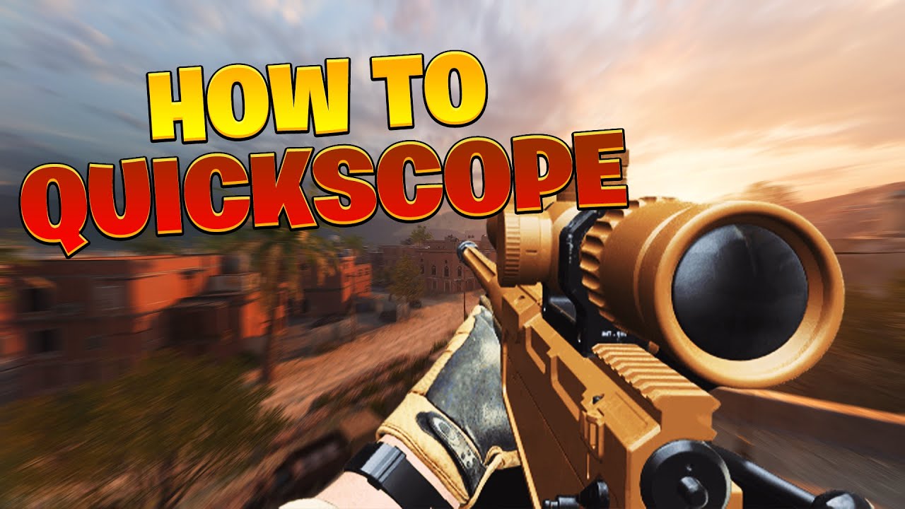 How To QUICKSCOPE In Modern Warfare 2