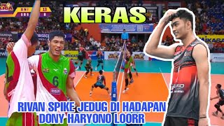 Back Attack Keras DONI Haryono di Bayar LUNAS❗Smash MakJEDUG bawah Net, RIVAN Nurmulki