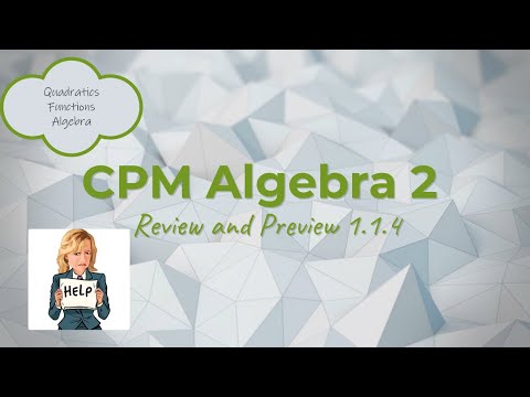 cpm algebra 2 homework answers chapter 1