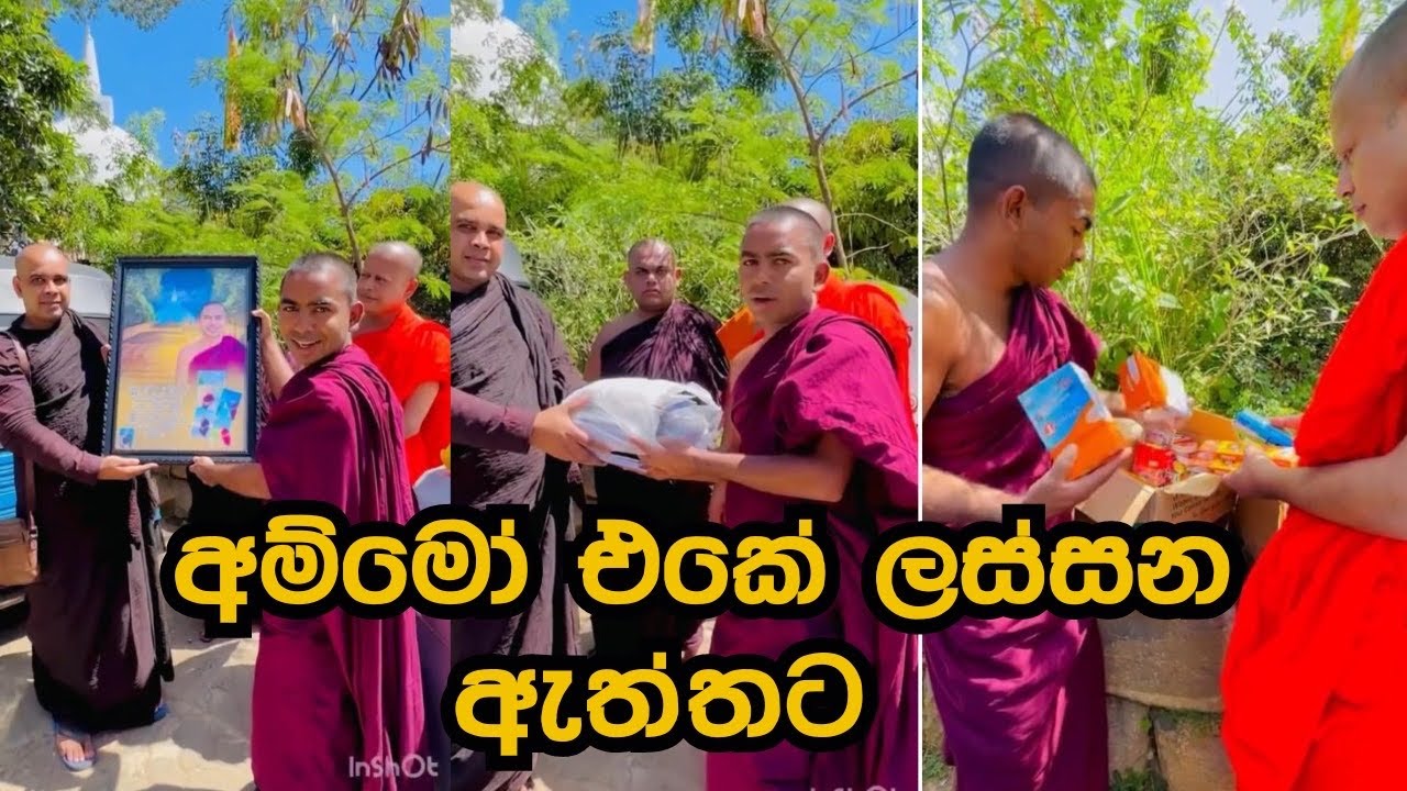 අම්මෝ ඒකෙ ලස්සන ඇත්තටම ❤️🥰😍Gangasiripura Dhammaloka Thero #sadagiriseya #hanthana #buddhist