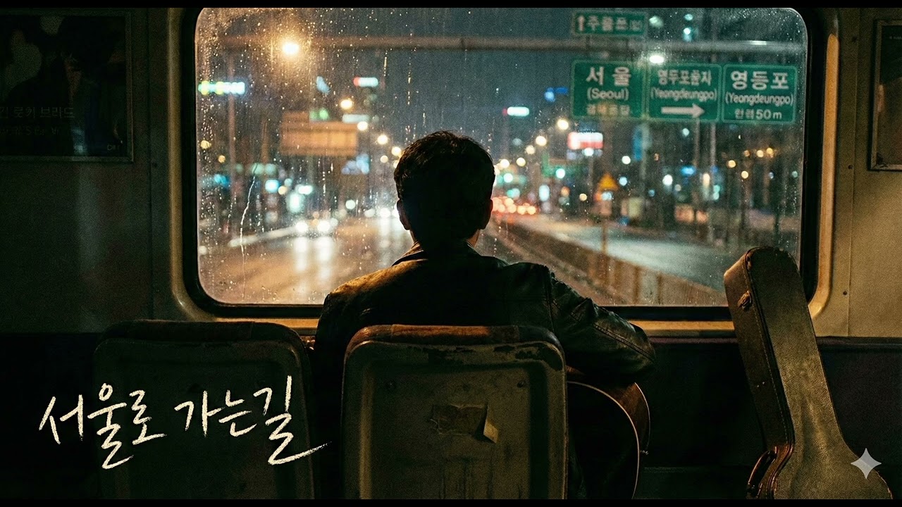 [서울로 가는길..]  🎵 가족과 떨어져 서울로 올라가며 느끼는 남자의 마음을 노래.. 🎵