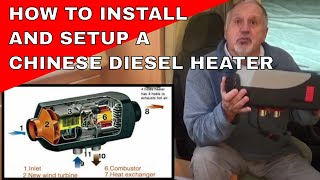 How To Install A CHINESE DIESEL AIR HEATER, Ebay 5KW parking heater fitting guide. Full instructions