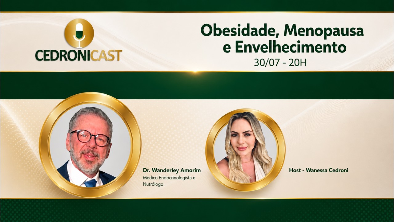Obesidade, Menopausa e Envelhecimento | Dr. Wanderley Amorim | CedroniCast