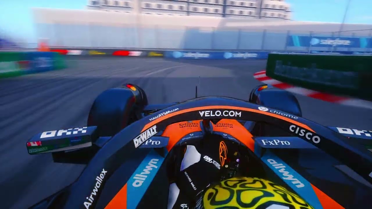 Lando Norris takes pole in Monaco! | Pole lap | 2025 | #assettocorsa
