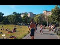 Berlin Cycling in Kreuzberg, Görlitzer Park on Summer 2020 [4K] Soundscape
