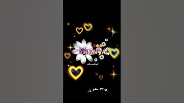 Ananya........🐼💕✨ ।। Keyboard name video editing♥️✨