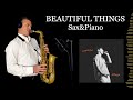 BEAUTIFUL THINGS Benson Boone Alto Sax Piano Free Score BEAUTIFUL THINGS Benson Boone Alto Sax Piano Free Score