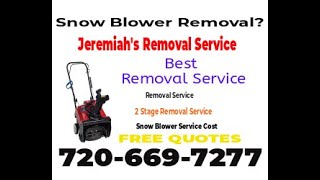 Snow Blower Recycling Near Me Englewood