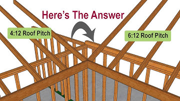 How To Calculate Wall Height Difference When Framing Roof With Different Pitches For Fascia Board
