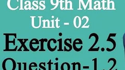 Class 9 math chapter 2 exercise 2.5 Q no 1 and 2||Complex numbers