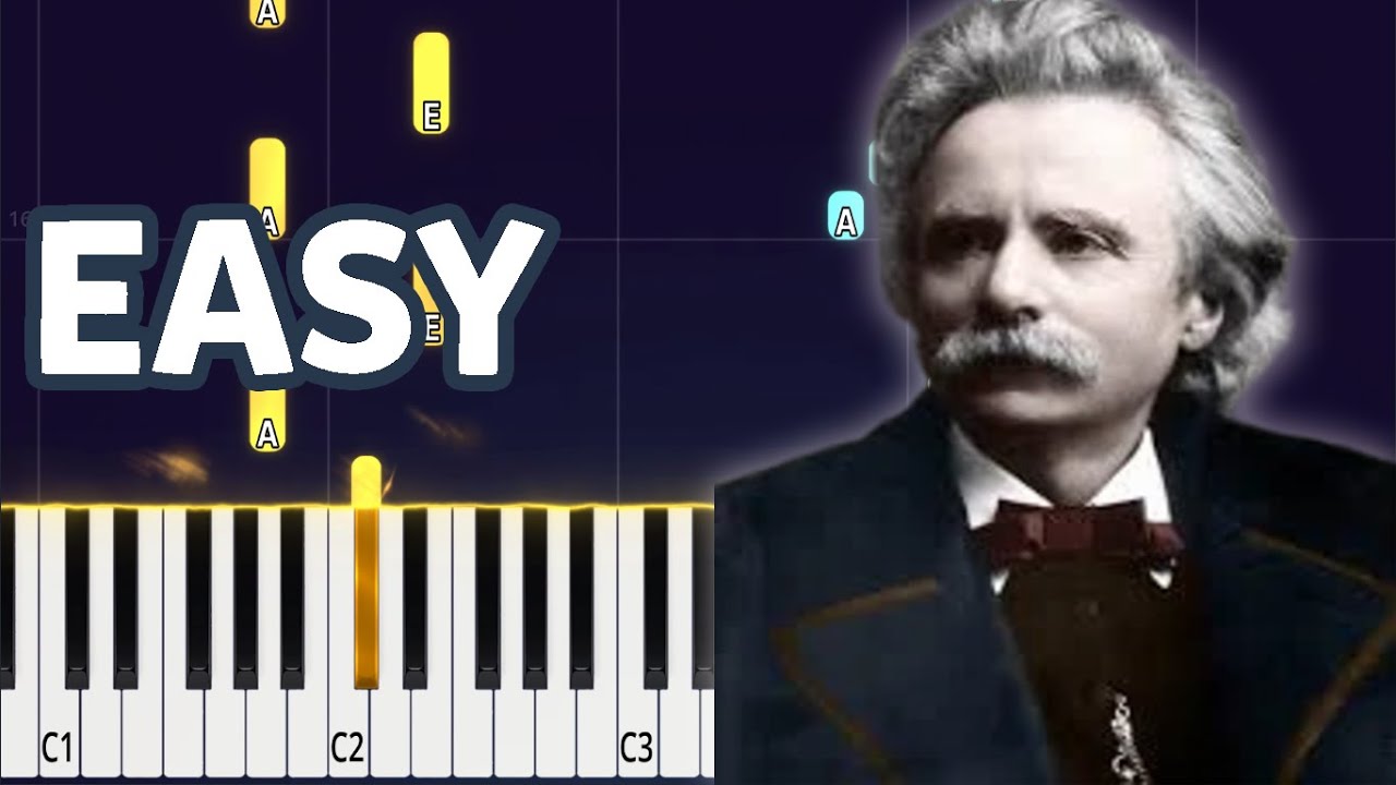 Grieg – In the Hall of the Mountain King Easy Piano Tutorial