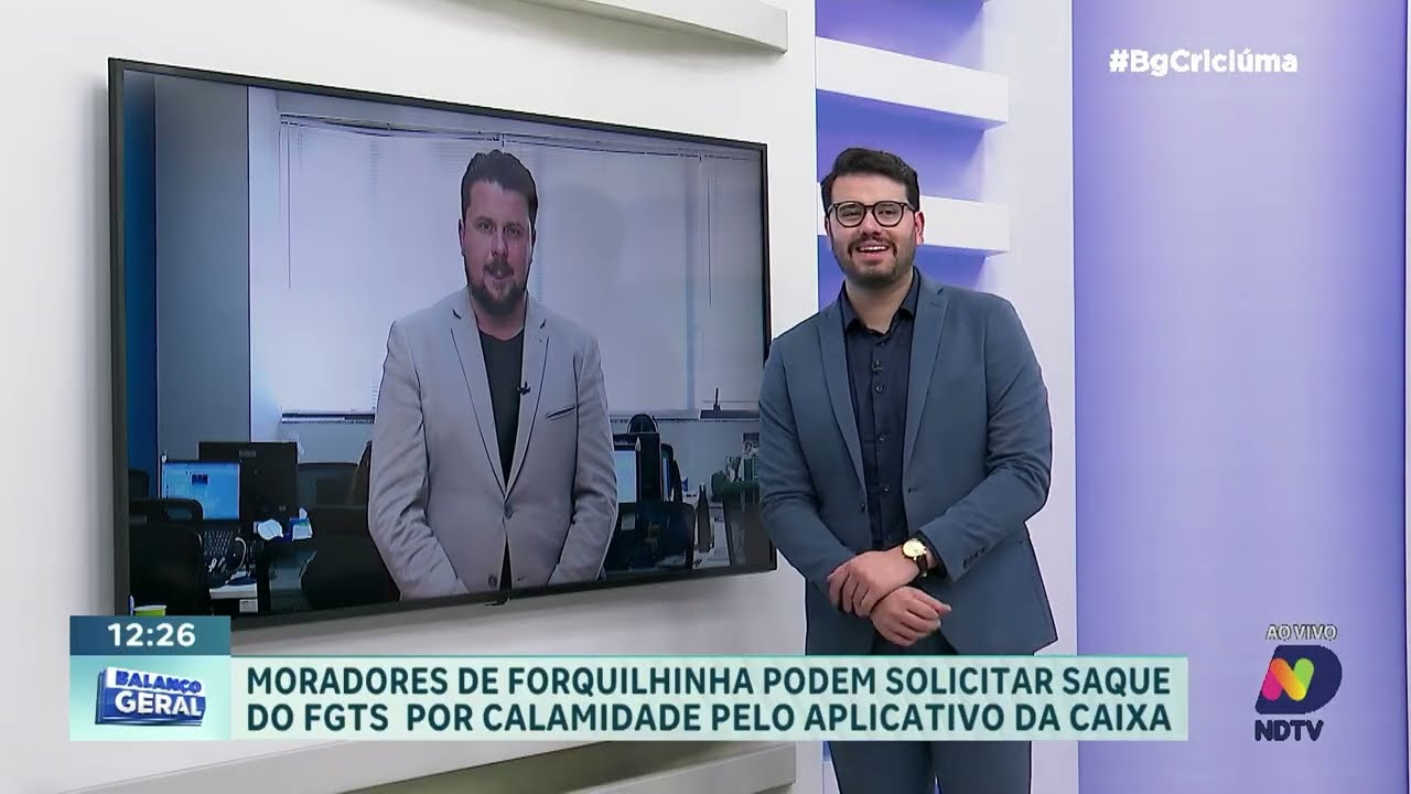 Saque calamidade está disponível para moradores de Forquilhinha