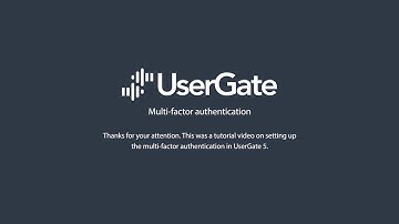 UserGate 5. Multi-factor authentication