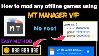 Cara memodifikasi game offline apa pun dengan MT MANAGER VIP | Tanpa Root | 2026 screenshot 5