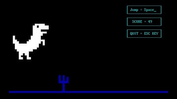 Dinosour game in c language || c programming