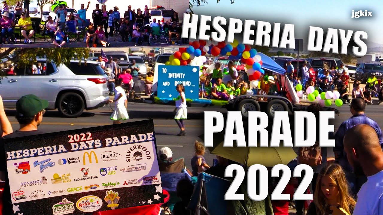 Hesperia Days Parade 2022 - YouTube