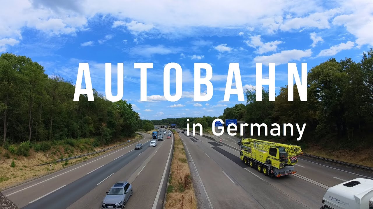 Autobahn in Germany, 소음주의 - YouTube