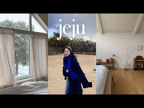 Jeju VLOG 3박4일 <strong>제주여행</strong> 브이로그☃️ㅣ우리의 첫 여행 기록, 겨울 여행, 인생 숙소, 제주도 찐맛집 <strong>추천</strong>