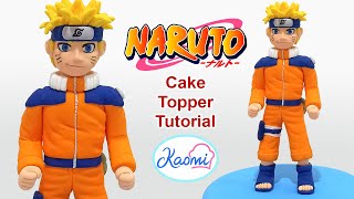 How to make NARUTO Cake Topper (English subtitles) || Kaomi Tutoriales