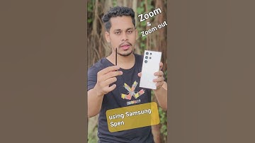 Camera zoom and zoom out by using Samsung S23ultra spen #shorts