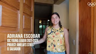 Meet IOC Young Leader 2021-2024 - Adriana Escobar from El Salvador