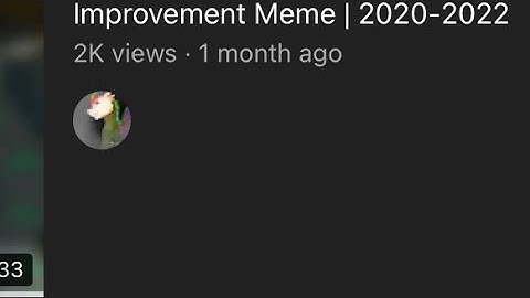 Thank You video + Map Part W.I.P!