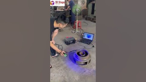 Dịch vụ quét 3D bơm công nghiệp với máy quét 3D Simscan - 3DSHAPE