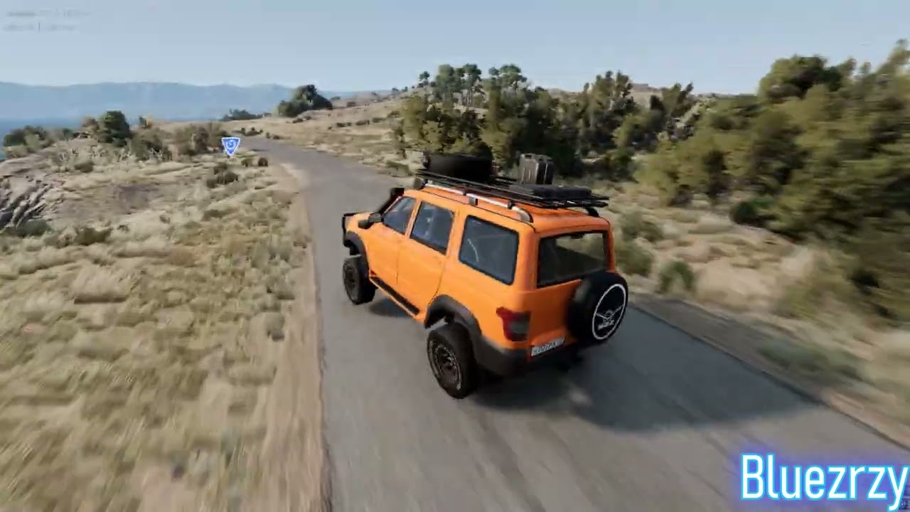 BeamNG Uaz Patriot Crash Testing HD - Bluezrzy