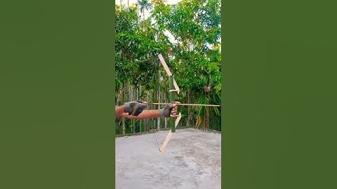 Bamboo Creations with Green Bamboo archer #Bamboo #Diy #Slingshots #Bambooart