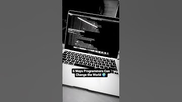 How #programmers Can Change The World!