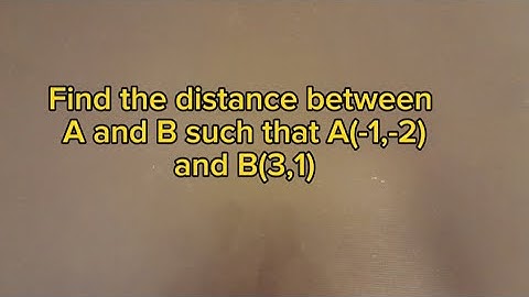 How to find the distance between two points @GSCEMathematicsZone12