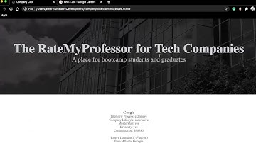 Company Click Rails API with JavaScript ES6