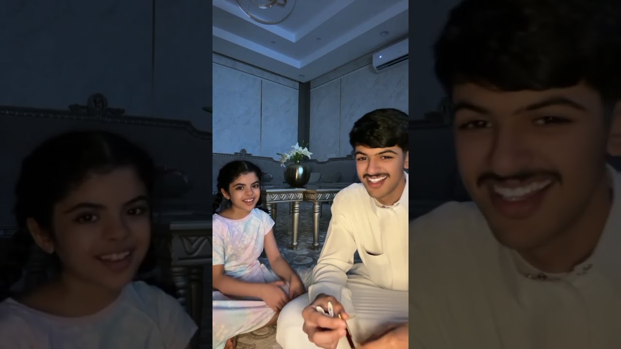 بث سعود علوش 1 مع اخته دانا و يقول لها سالم جديع يحترمه ودانا ما تحترمه وردة فعلها 😂 ولعب بالاكواب 